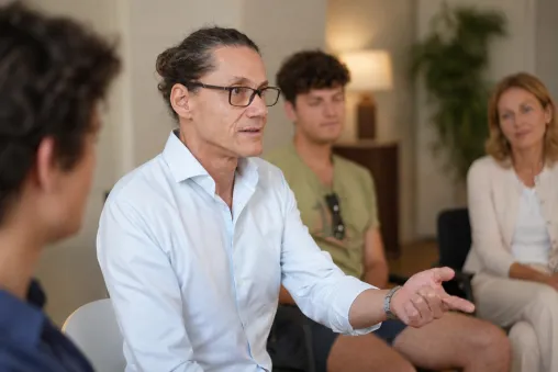 Christian Spilauer im Supervisionsgespräch